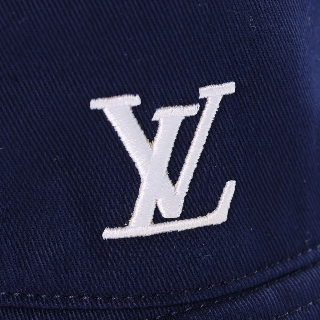 LOUIS VUITTON(ルイヴィトン) LVグラフィカル リバーシブル バケットハット 帽子 ブルー M77622