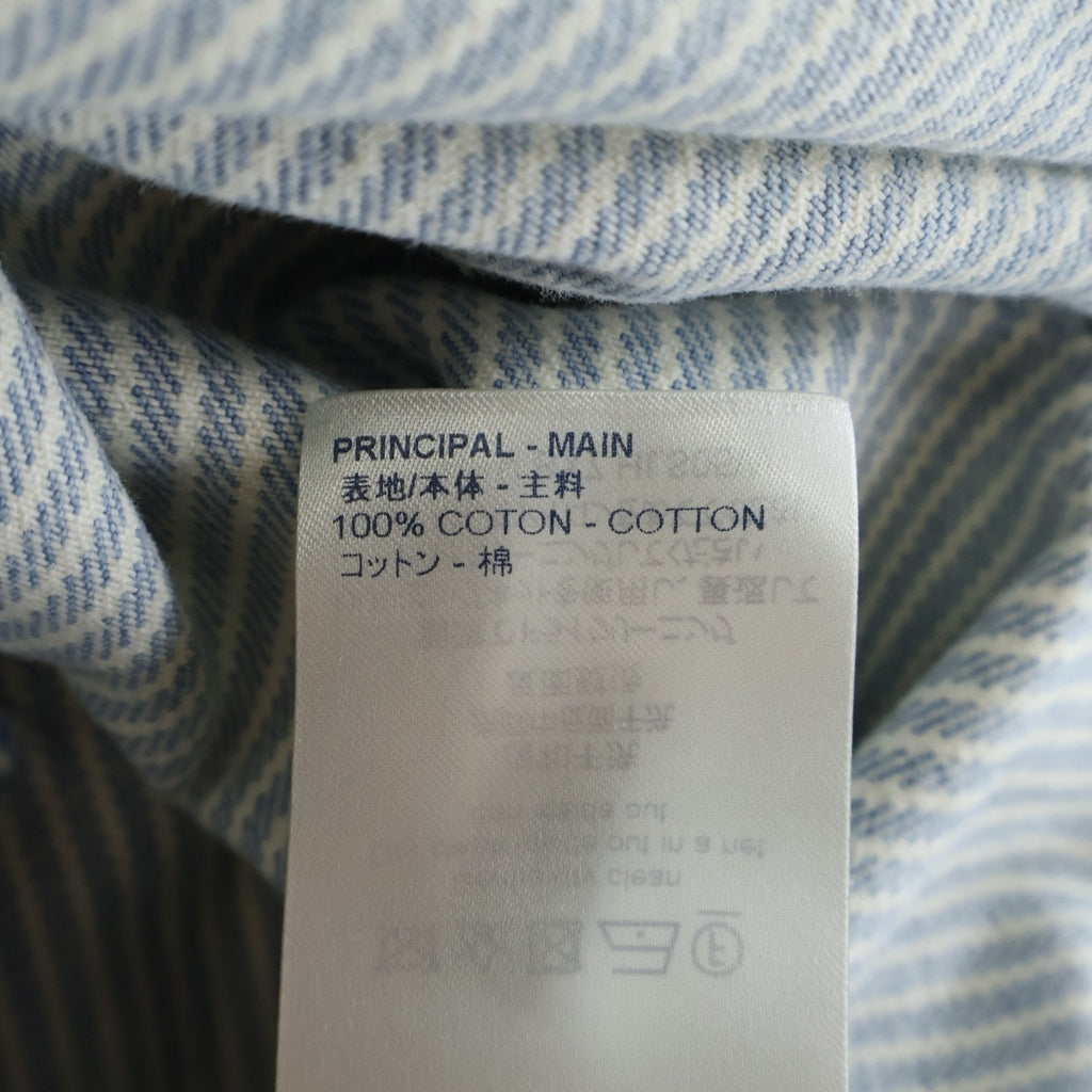 LOUIS VUITTON(ルイヴィトン) 21SS ヴァージルアブロー ストライプモノグラムワーク デニムジャケット カバーオール ブルー RM211V BX7 HLS05W