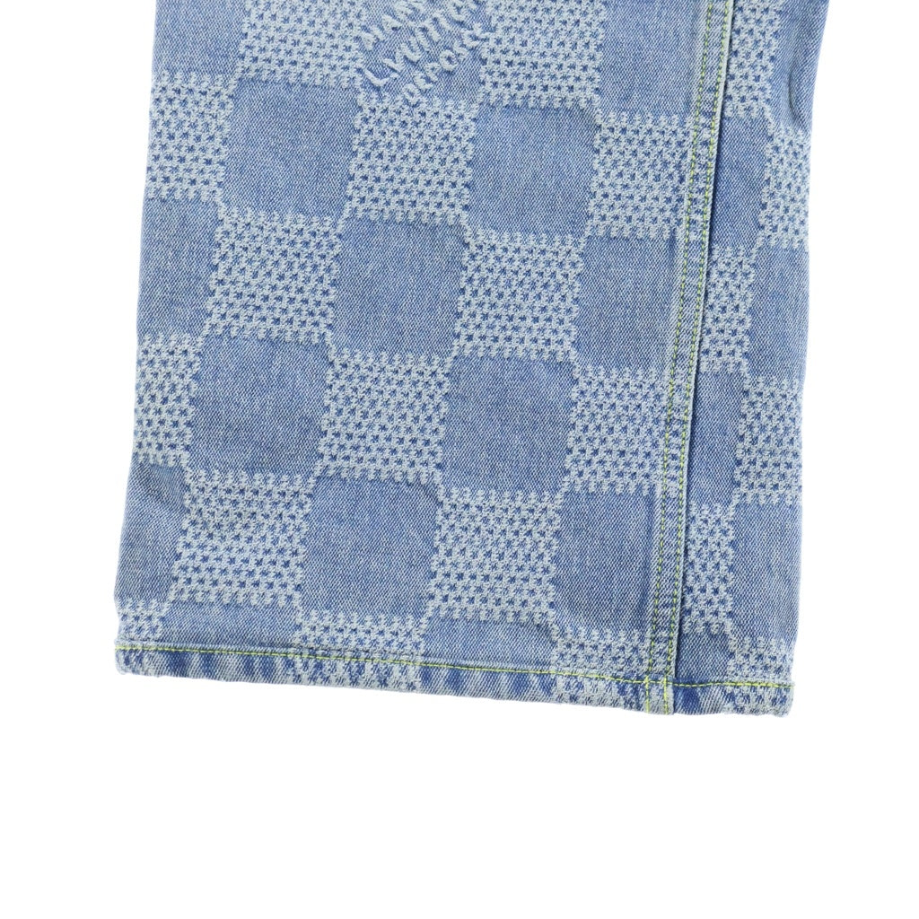LOUIS VUITTON(ルイヴィトン) 24SS ダミエ スケート デニムパンツ インディゴ RM242MQ GRT HRD48W