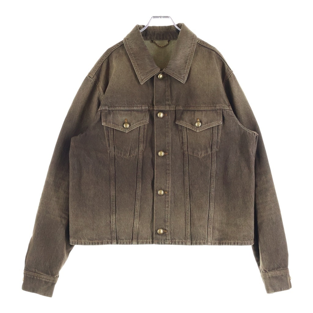 LOUIS VUITTON(ルイヴィトン) 26SS コーヒーインディゴ デニム トラッカージャケット ブラウン RM261M P42 HUA72W