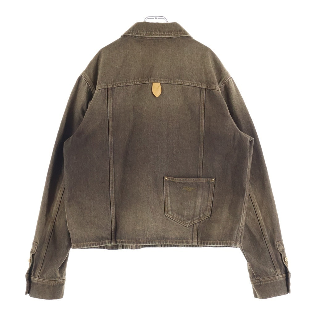 LOUIS VUITTON(ルイヴィトン) 26SS コーヒーインディゴ デニム トラッカージャケット ブラウン RM261M P42 HUA72W