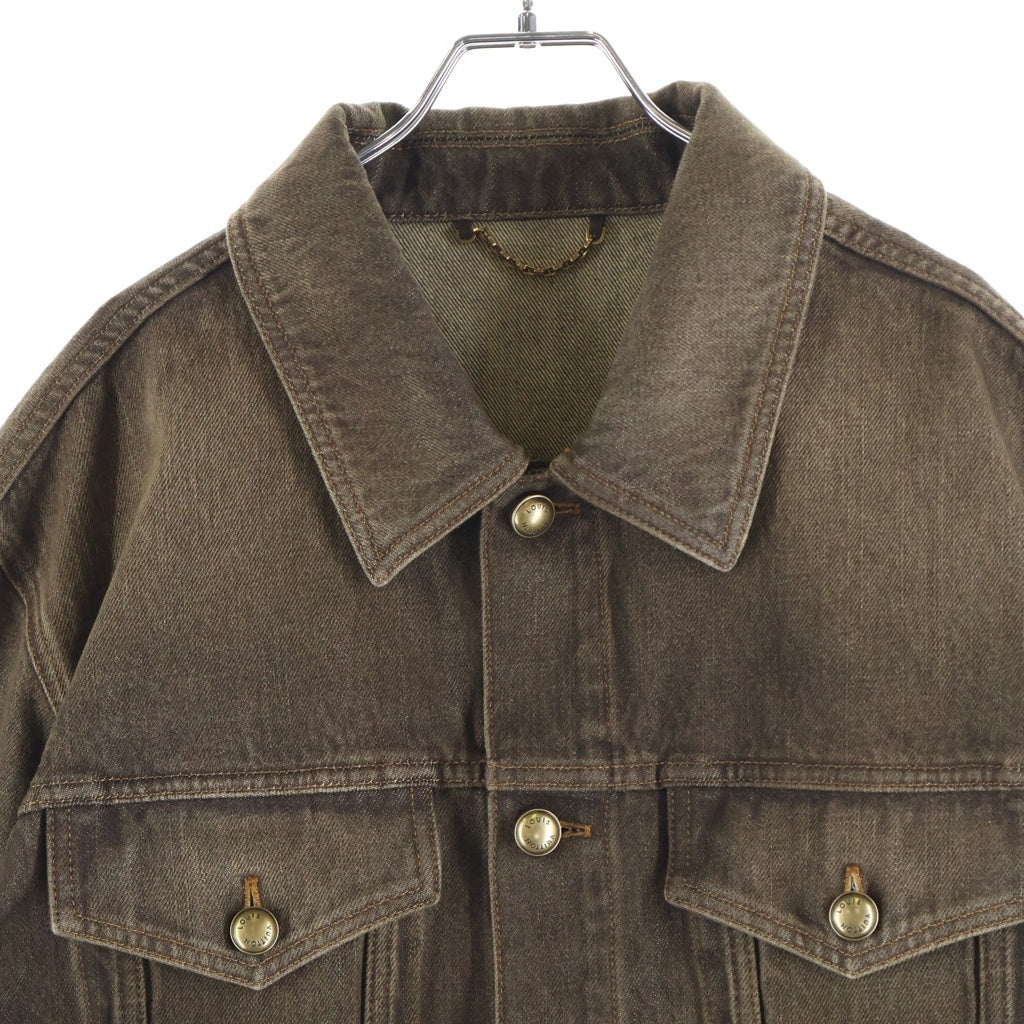 LOUIS VUITTON(ルイヴィトン) 26SS コーヒーインディゴ デニム トラッカージャケット ブラウン RM261M P42 HUA72W