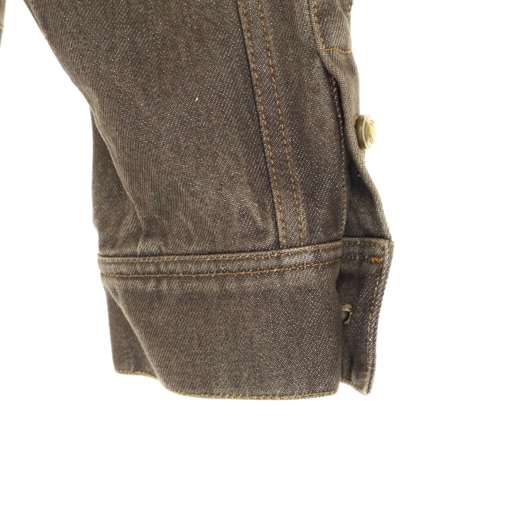 LOUIS VUITTON(ルイヴィトン) 26SS コーヒーインディゴ デニム トラッカージャケット ブラウン RM261M P42 HUA72W