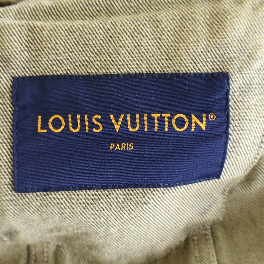 LOUIS VUITTON(ルイヴィトン) 26SS コーヒーインディゴ デニム トラッカージャケット ブラウン RM261M P42 HUA72W
