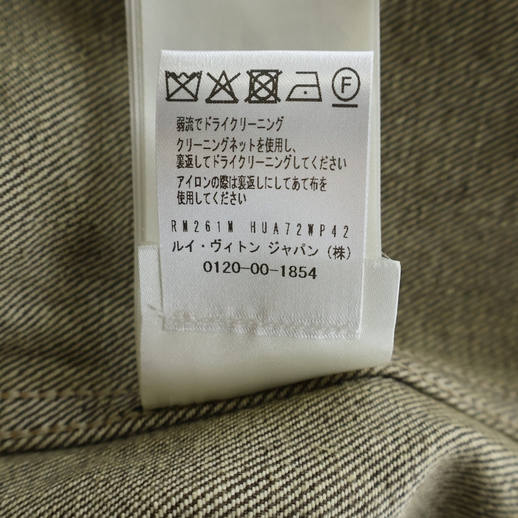 LOUIS VUITTON(ルイヴィトン) 26SS コーヒーインディゴ デニム トラッカージャケット ブラウン RM261M P42 HUA72W