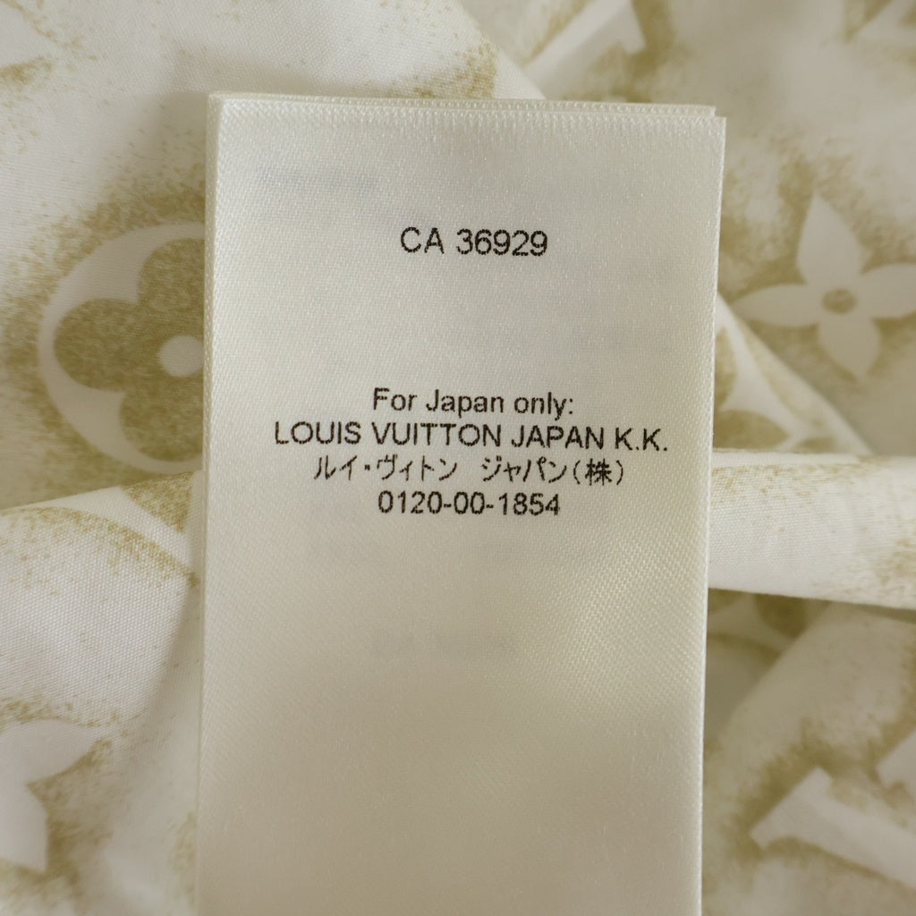 LOUIS VUITTON(ルイヴィトン) 23AW モノグラムサンド総柄 長袖シャツ ホワイト RM232MZR6 HPS33W