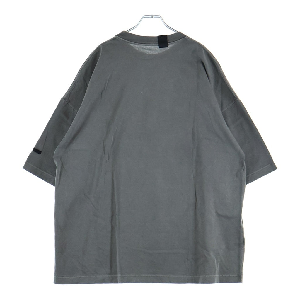 N.HOOLYWOOD(エヌハリウッド) 24AW Garment Dyed Over Size Tee オーバーサイズTシャツ グレー 2242-CS50-034