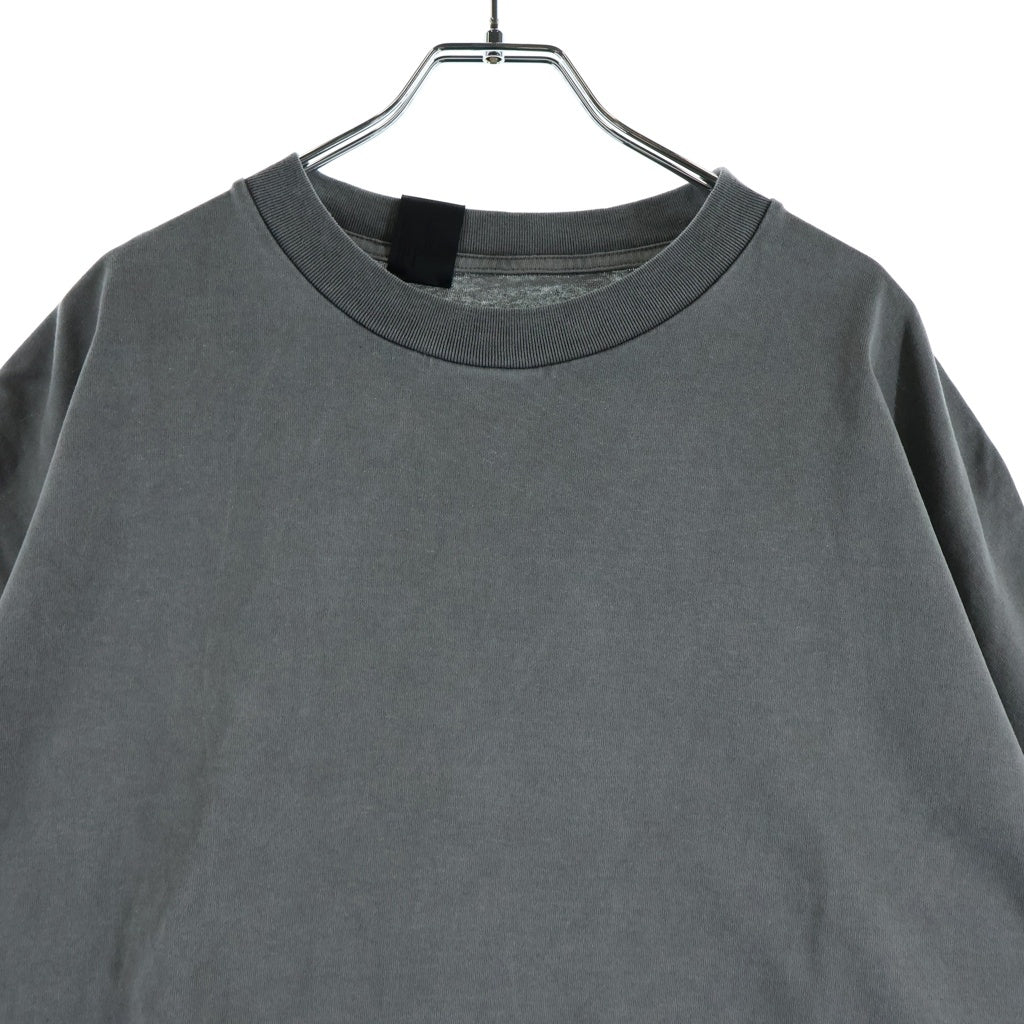 N.HOOLYWOOD(エヌハリウッド) 24AW Garment Dyed Over Size Tee オーバーサイズTシャツ グレー 2242-CS50-034