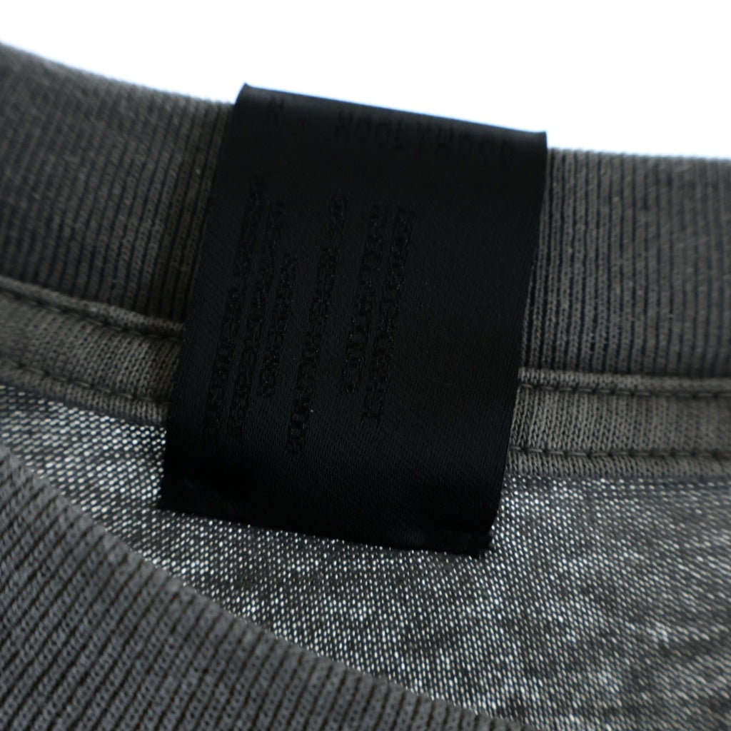N.HOOLYWOOD(エヌハリウッド) 24AW Garment Dyed Over Size Tee オーバーサイズTシャツ グレー 2242-CS50-034