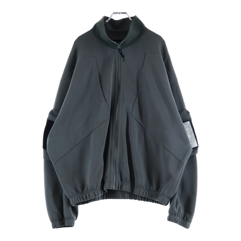 N.HOOLYWOOD(エヌハリウッド) 24SS REVERSIBLE BLOUSON リバーシブル レーヨン ジップアップ ジャケット ブルゾン グレー 9241-BL02-030