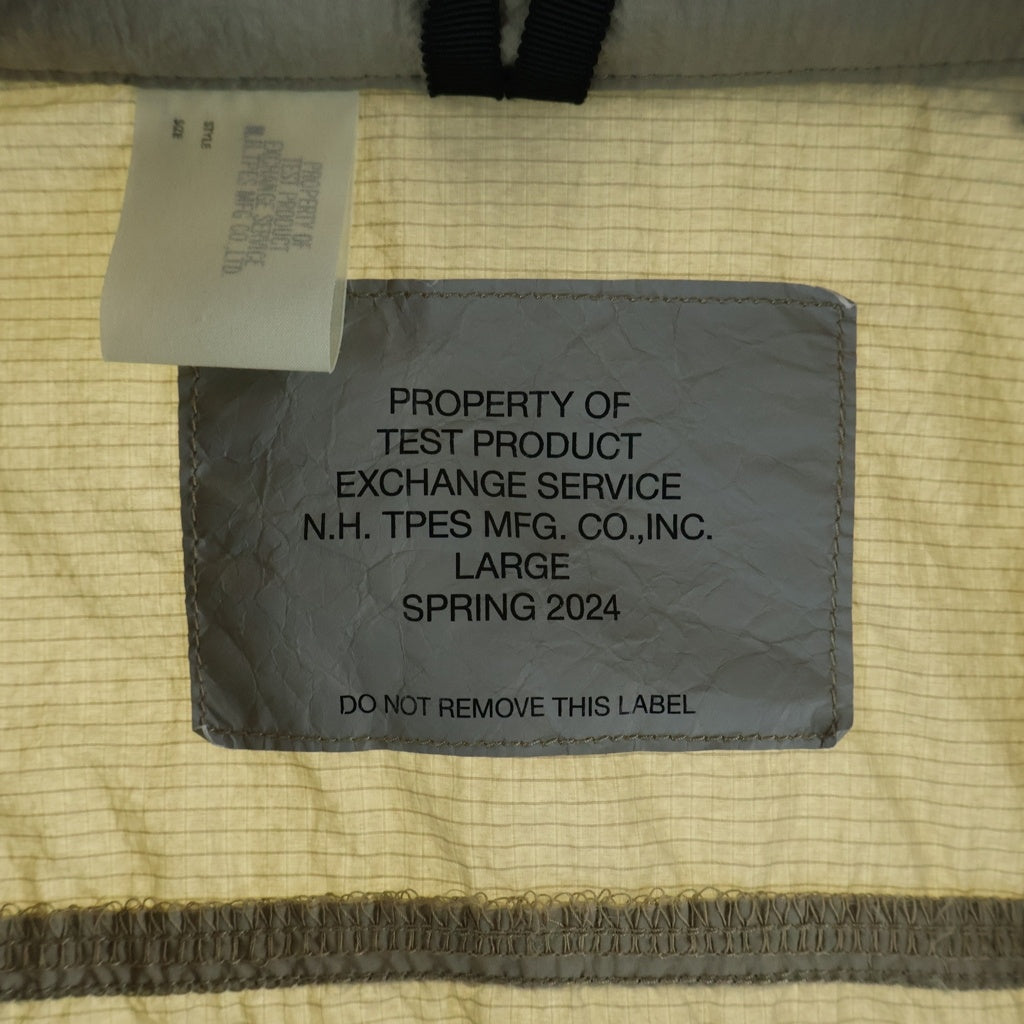 N.HOOLYWOOD(エヌハリウッド) 24SS TEST PRODUCT EXCHANGE SERVICE BLOUSON ジップアップナイロンミリタリージャケット グレー 9241-BL01-002