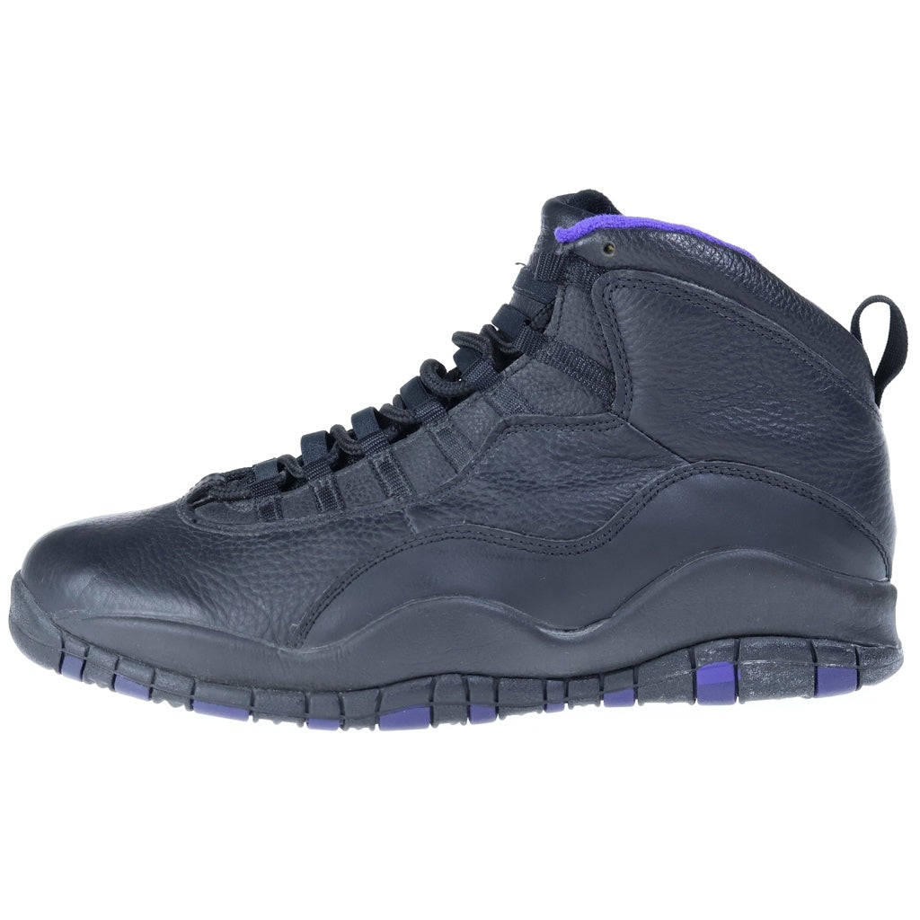 NIKE(ナイキ) 【鑑賞用 95年製】AIR JORDAN 10 OG SACRAMENTO KINGS エアジョーダン10 サクラメントキングス ハイカットスニーカー ブラック/パープル US11.5/29.5cm 130209-051