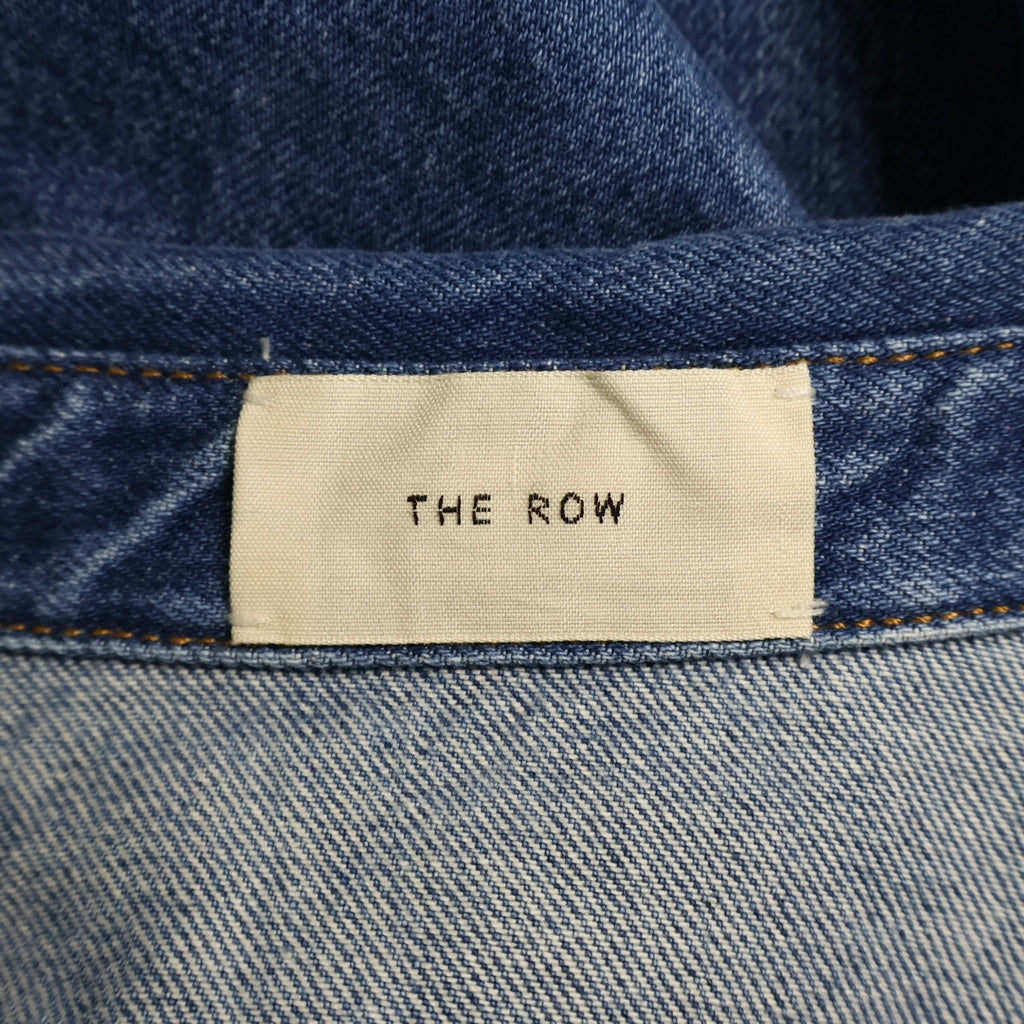 THE ROW(ザロウ) FRANNIE SHIRT フラニーシャツ オーバーサイズ デニムシャツ インディゴ 5947 W1984