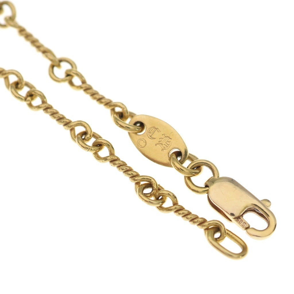 CHROME HEARTS(クロムハーツ) 22K NECKCHAIN T20 ツイストチェーンネックレス 20inch ゴールド BCA015