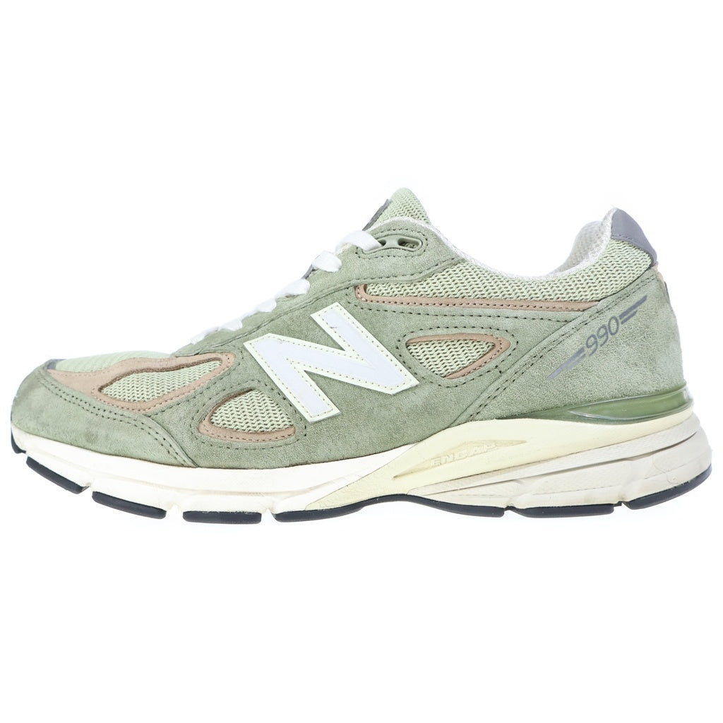 New Balance(ニューバランス) 990V4 OLIVE オリーブ スエード メッシュ ローカットスニーカー カーキ US10/28cm U990GT4