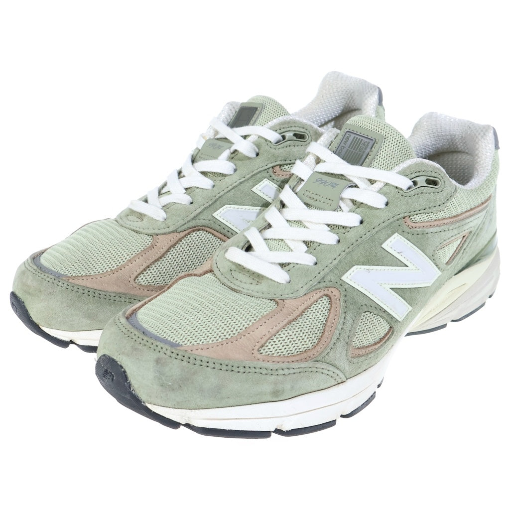 New Balance(ニューバランス) 990V4 OLIVE オリーブ スエード メッシュ ローカットスニーカー カーキ US10/28cm U990GT4