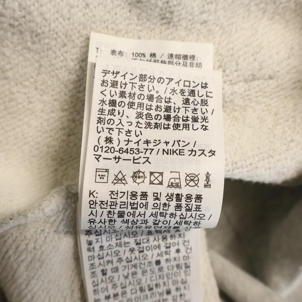 NIKE(ナイキ) ×UNDEFEATED Hoodie2 アンディフィーテッド ジョーダン フーディ2 グレー DX6317-050