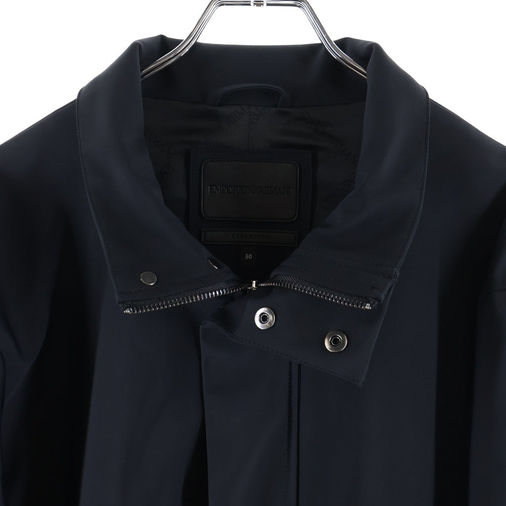 EMPORIO ARMANI(エンポリオアルマーニ) Nylon Half Cort ナイロン ハーフ コート ブラック 8N1L81 1NZAZ