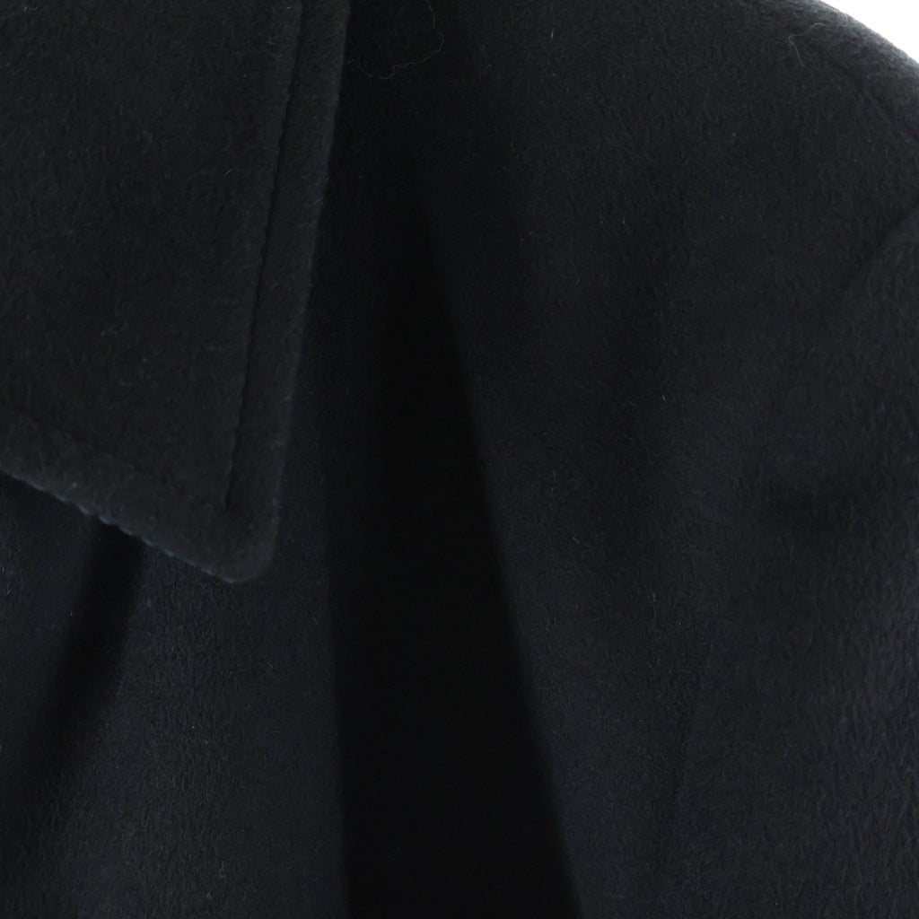 HUGO BOSS(ヒューゴボス) ウール カシミヤ混 チェスターコート ブラック 10138128