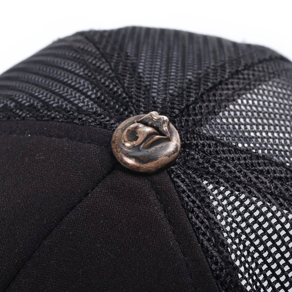 CHROME HEARTS(クロムハーツ) OLD TRUCKER CAP オールド ローリングストーンズ リップ&タン トラッカー メッシュキャップ 帽子 ブラック