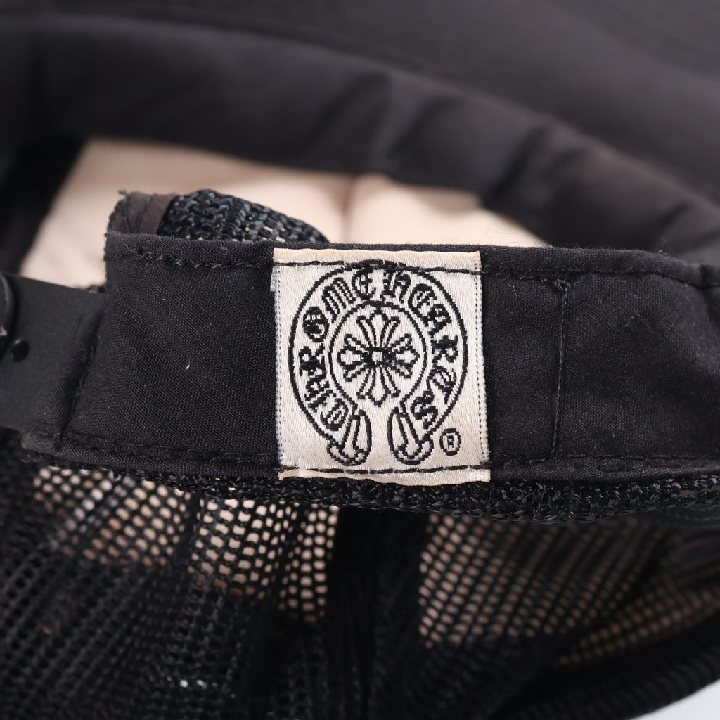 CHROME HEARTS(クロムハーツ) OLD TRUCKER CAP オールド ローリングストーンズ リップ&タン トラッカー メッシュキャップ 帽子 ブラック