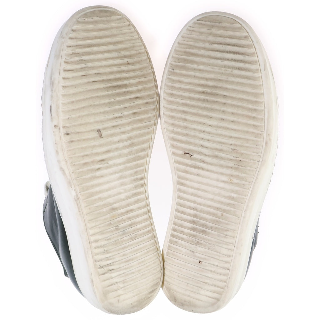 Rick Owens(リックオウエンス) LOW SNEAKS ラモーンズ レザーローカットスニーカー カーキ