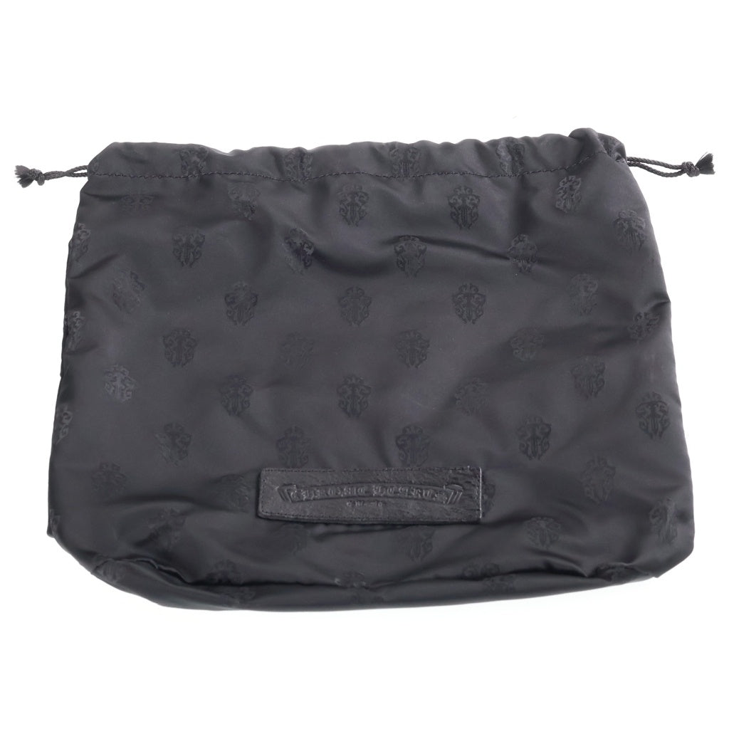 CHROME HEARTS(クロムハーツ) CHICKEN NUGGET SM チキンナゲット ラージダガー装飾レザーハンドバッグ ブラック/シルバー