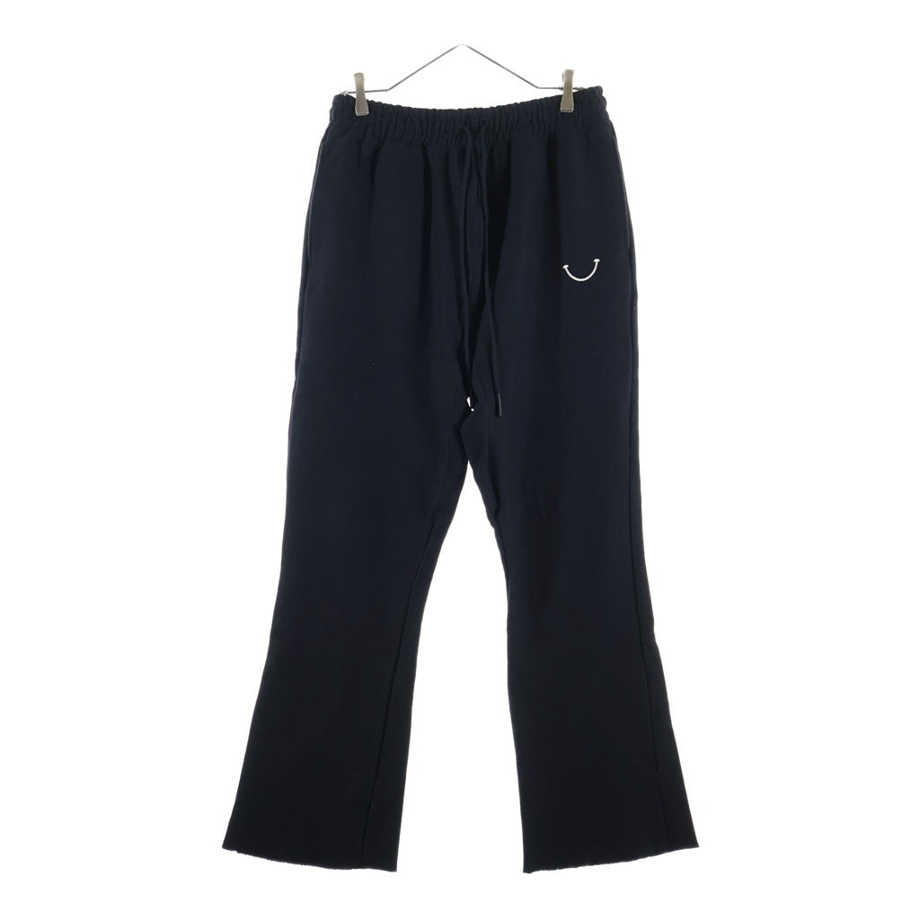 READY MADE(レディメイド) FLARE SWTPNT SMILE スウェットパンツ ブラック RE-CO-BK-00-00-248