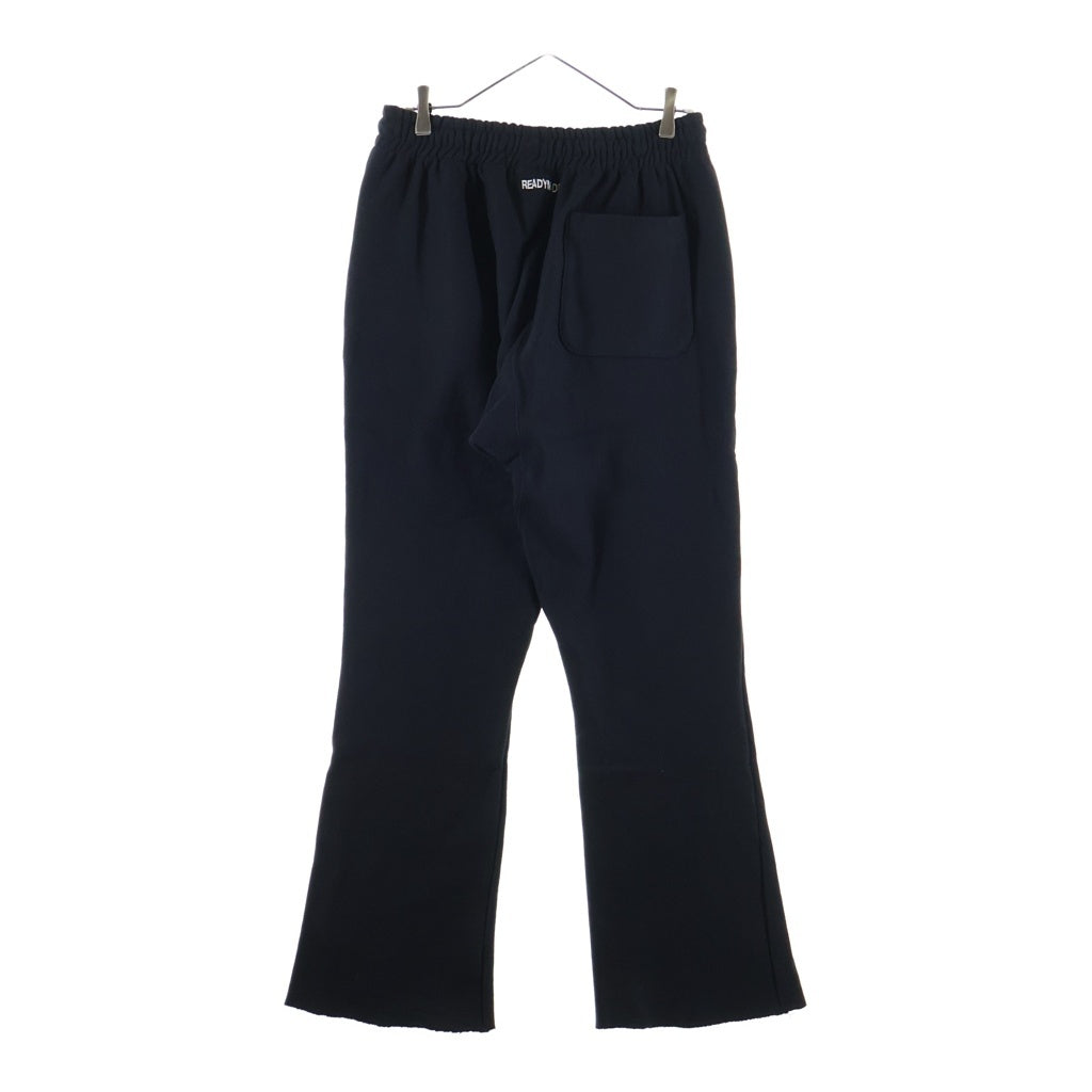 READY MADE(レディメイド) FLARE SWTPNT SMILE スウェットパンツ ブラック RE-CO-BK-00-00-248
