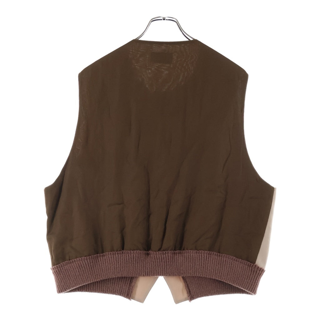 MAGLIANO(マリアーノ) Zip Vest ジップ ベスト ジャケット ブラウン Q280141