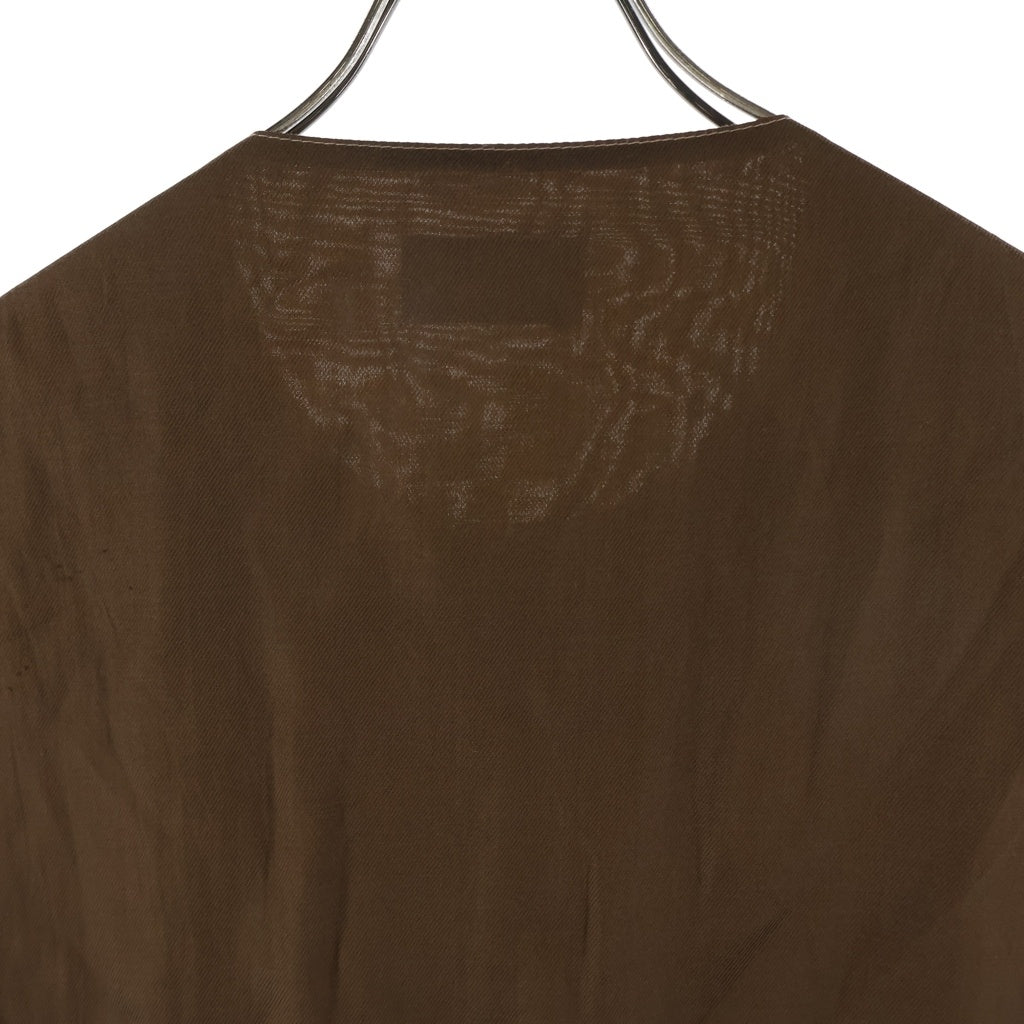 MAGLIANO(マリアーノ) Zip Vest ジップ ベスト ジャケット ブラウン Q280141