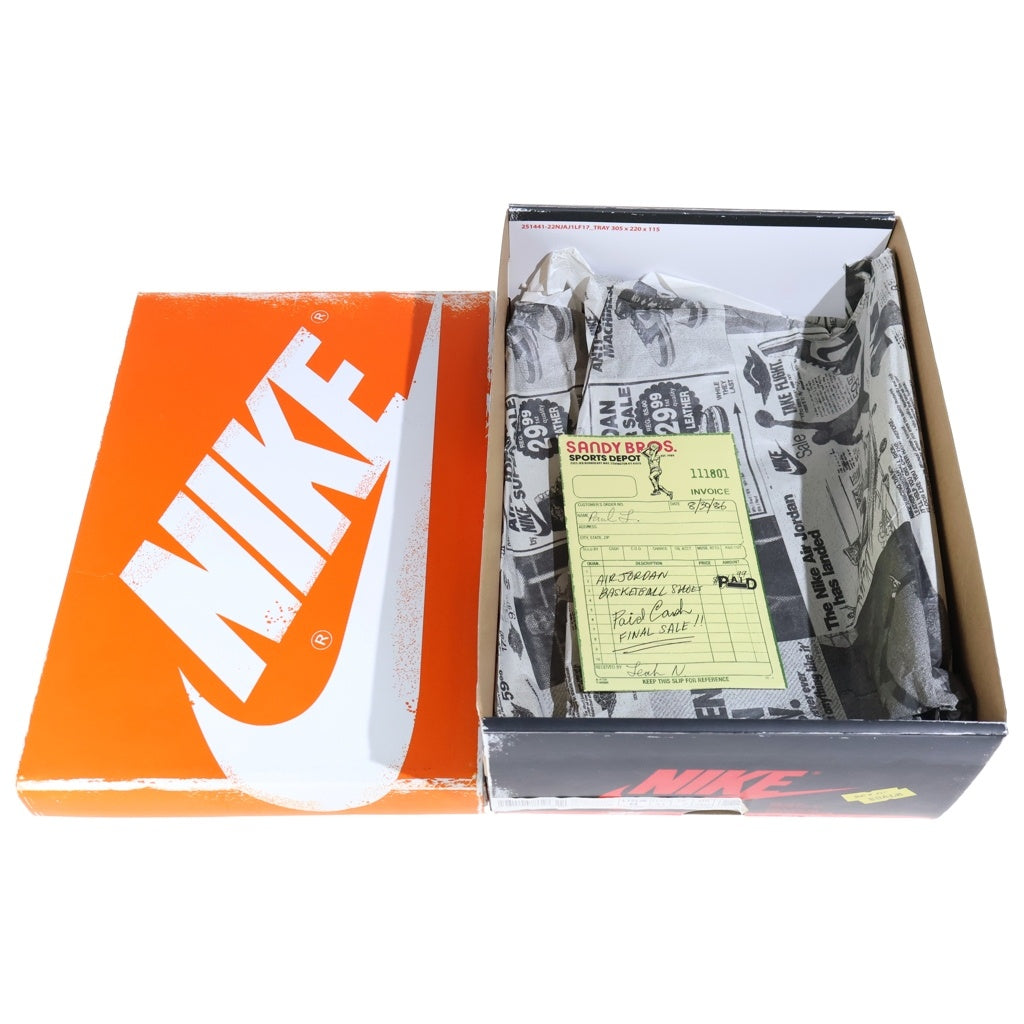NIKE(ナイキ) AIR JORDAN 1 HIGH OG LOST FOUND CHICAGO DZ5485-612 エアジョーダン1 ロスト ファウンド シカゴ ハイカットスニーカー レッド/ホワイト US8/26cm