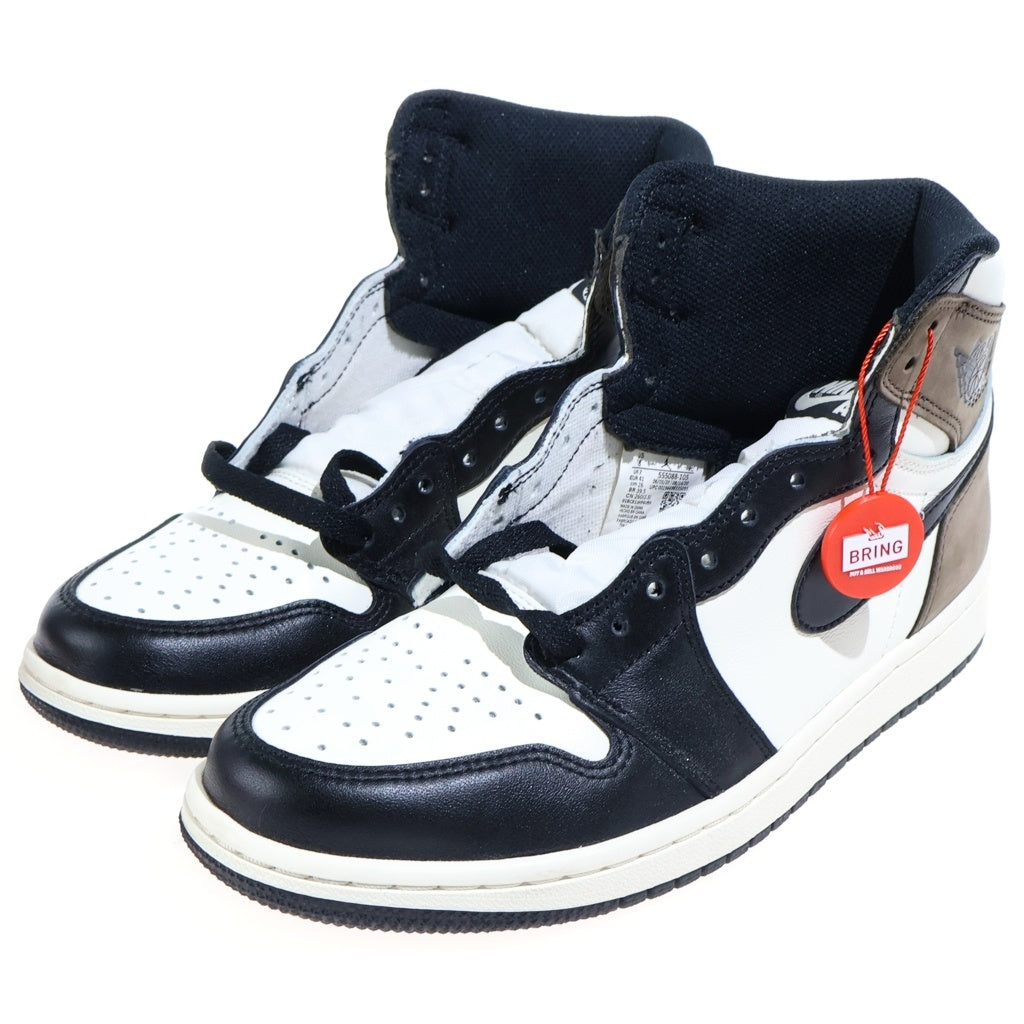 NIKE(ナイキ) AIR JORDAN 1 HIGH OG SAIL DARK MOCHA 555088-105 エアジョーダン1 セイル ダークモカ ハイカットスニーカー ブラウン/ホワイト US8/26cm
