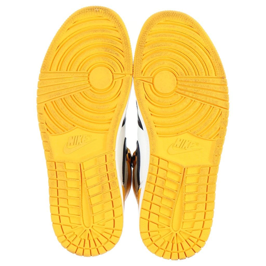 NIKE(ナイキ) AIR JORDAN 1 RETRO HIGH OG TAXI 555088-711 エアジョーダン1 レトロ タクシー ハイカットスニーカー イエロー/ホワイト US8/26cm