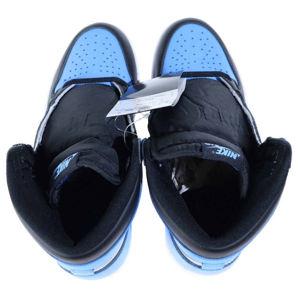 NIKE(ナイキ) AIR JORDAN 1 RETRO HIGH OG UNIVERSITY BLUEUNC TOE DZ5485-400 エアジョーダン1 レトロ ユニバーシティブルー UNCトゥ ハイカットスニーカー ブルー/ホワイト US8/26cm