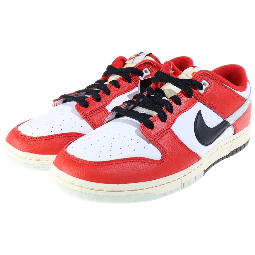 NIKE(ナイキ) DUNK LOW RETRO CHICAGO SPLIT ダンク シカゴスプリット ローカットスニーカー ホワイト/レッド US10.5/27.5cm DZ2536-600