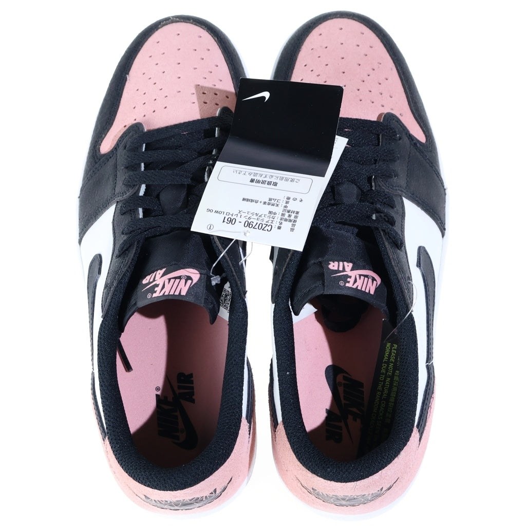 NIKE(ナイキ) AIR JORDAN 1 LOW OG BLEACHED CORAL エアジョーダン1 ブリーチドコーラル ローカットスニーカー ピンク/ブラック US10/28cm CZ0790-061