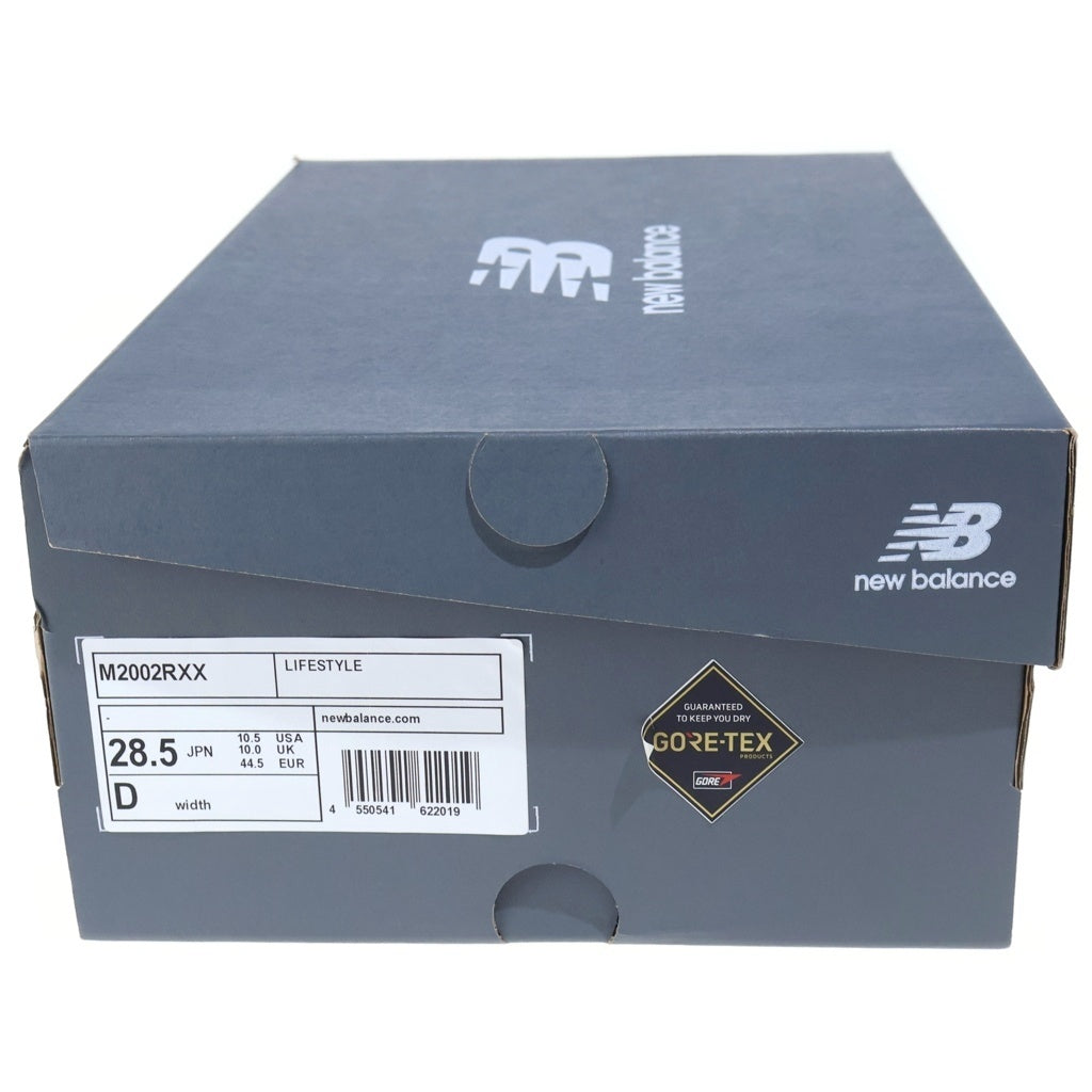 New Balance(ニューバランス) GORE-TEX ゴアテックス スエード メッシュ ローカットスニーカー ブラック US10.5/28.5cm M2002RXX