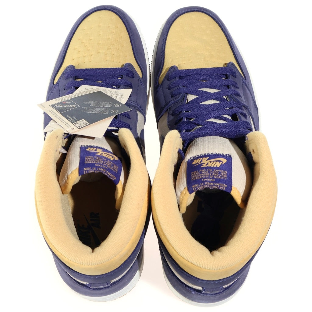 NIKE(ナイキ) AIR JORDAN 1 ELEMENT GORE-TEX エアジョーダン1 エレメント ゴアテックス ハイカットスニーカー パープル/イエロー US11/29cm DB2889-501