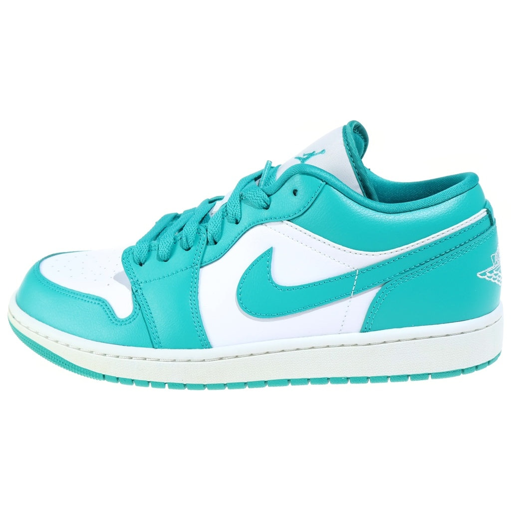 NIKE(ナイキ) WMNS AIR JORDAN 1 LOW TURQUISE ウィメンズ エアジョーダン1 ターコイズ ローカットスニーカー グリーン US12/29cm DC0774-132