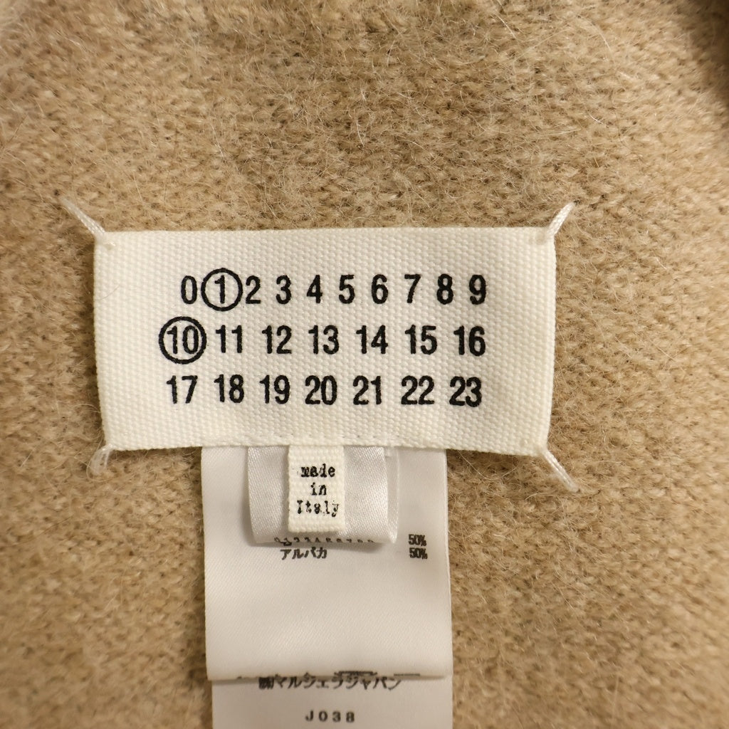 Maison Margiela(メゾンマルジェラ) 22AW Vネック ウール ニット ベスト ベージュ S50TH0057 S18145
