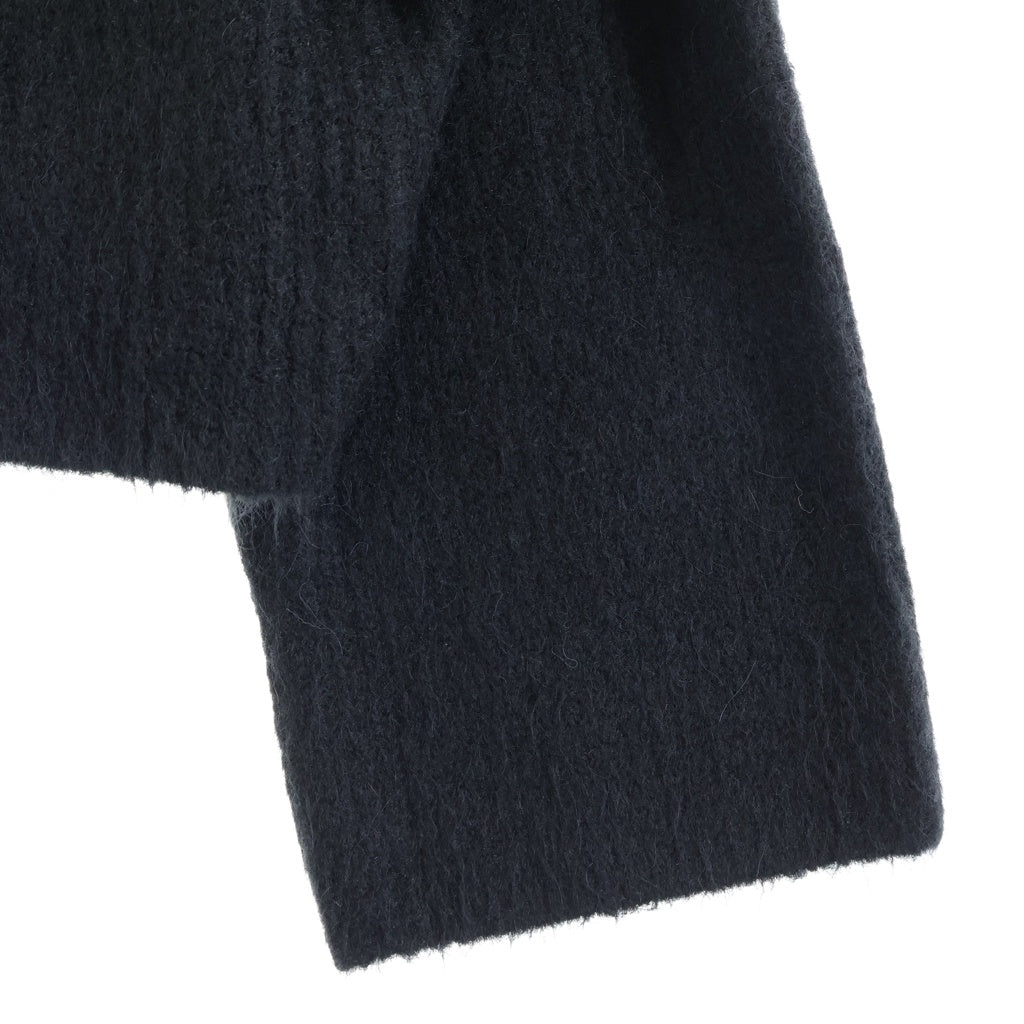 entire studios(エンタイア スタジオ) HEAVY KNIT CREW SWEATER ヘヴィー ニット クルーネック セーター ブラック ES2562 PO0120 レディース
