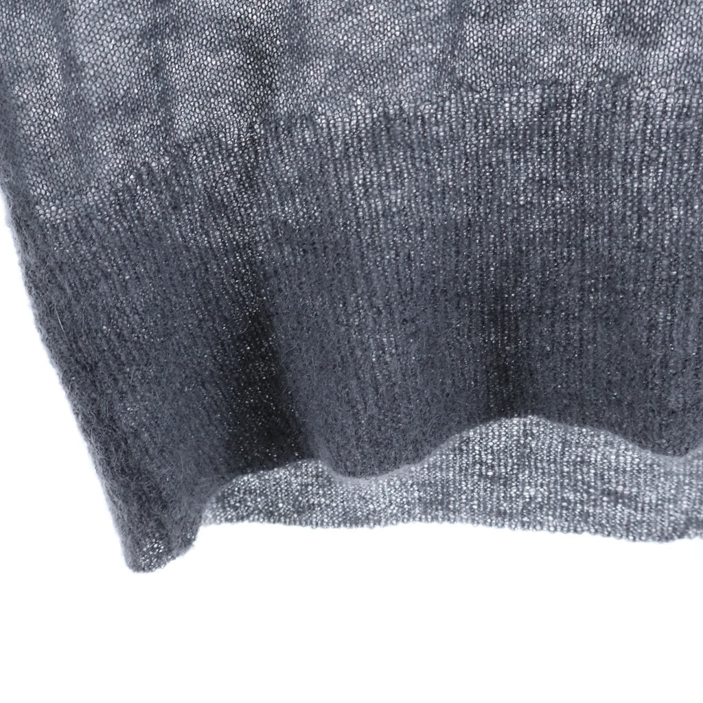 AURALEE(オーラリー) 24SS KID MOHAIR SHEER KNIT TANK キッドモヘヤ シアーニット タンクトップ グレー A24ST05FG レディース