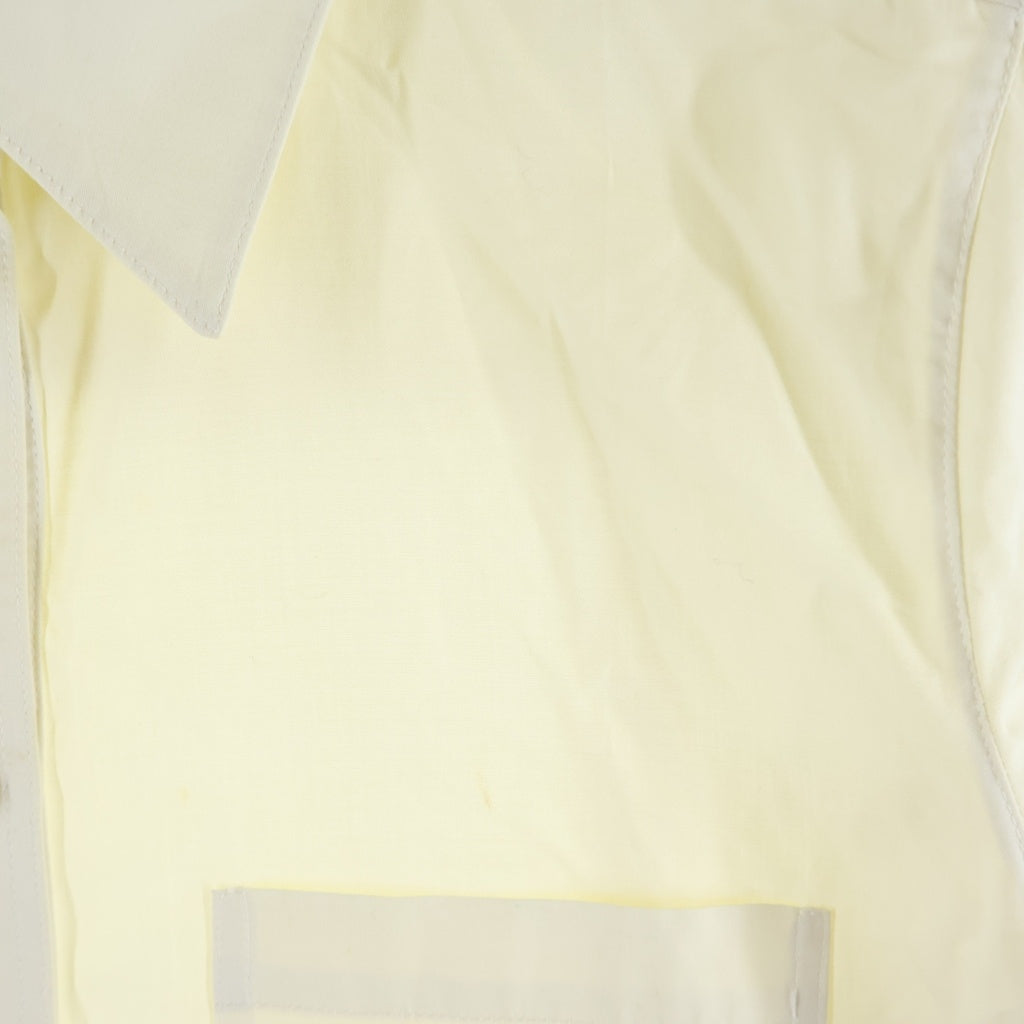 Peter Do(ピーター ドゥ) 21SS ロゴプレート コットン 長袖シャツ アイボリー PD-SS21-467