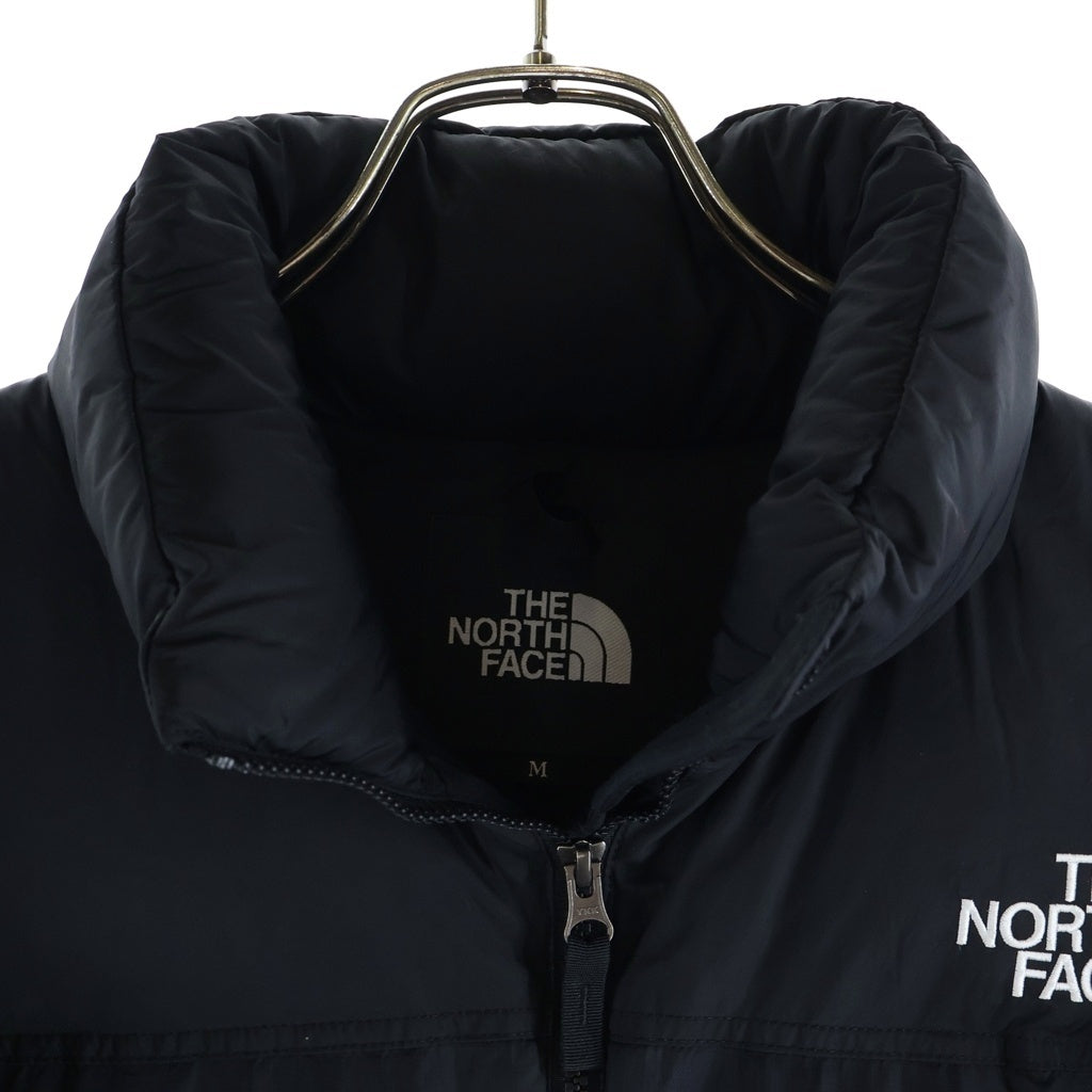 THE NORTH FACE(ザノースフェイス) NUPTSE JACKET ヌプシ ロゴエンブロイダリー ジップアップ ダウンジャケット ブラック ND92335