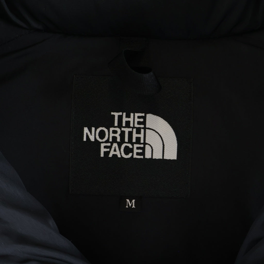 THE NORTH FACE(ザノースフェイス) NUPTSE JACKET ヌプシ ロゴエンブロイダリー ジップアップ ダウンジャケット ブラック ND92335