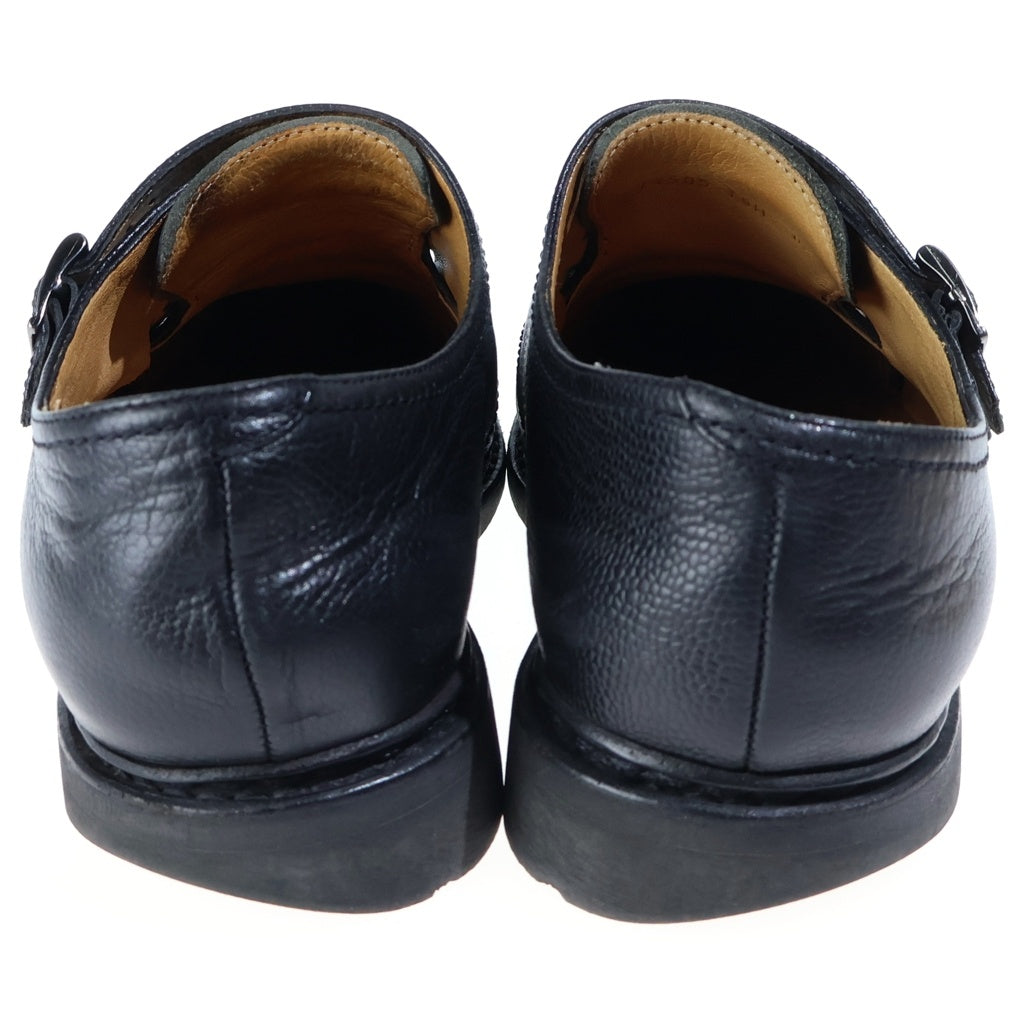 PARABOOT(パラブーツ) POE ポー ダブルモンクストラップ レザー ドレスシューズ ブラック