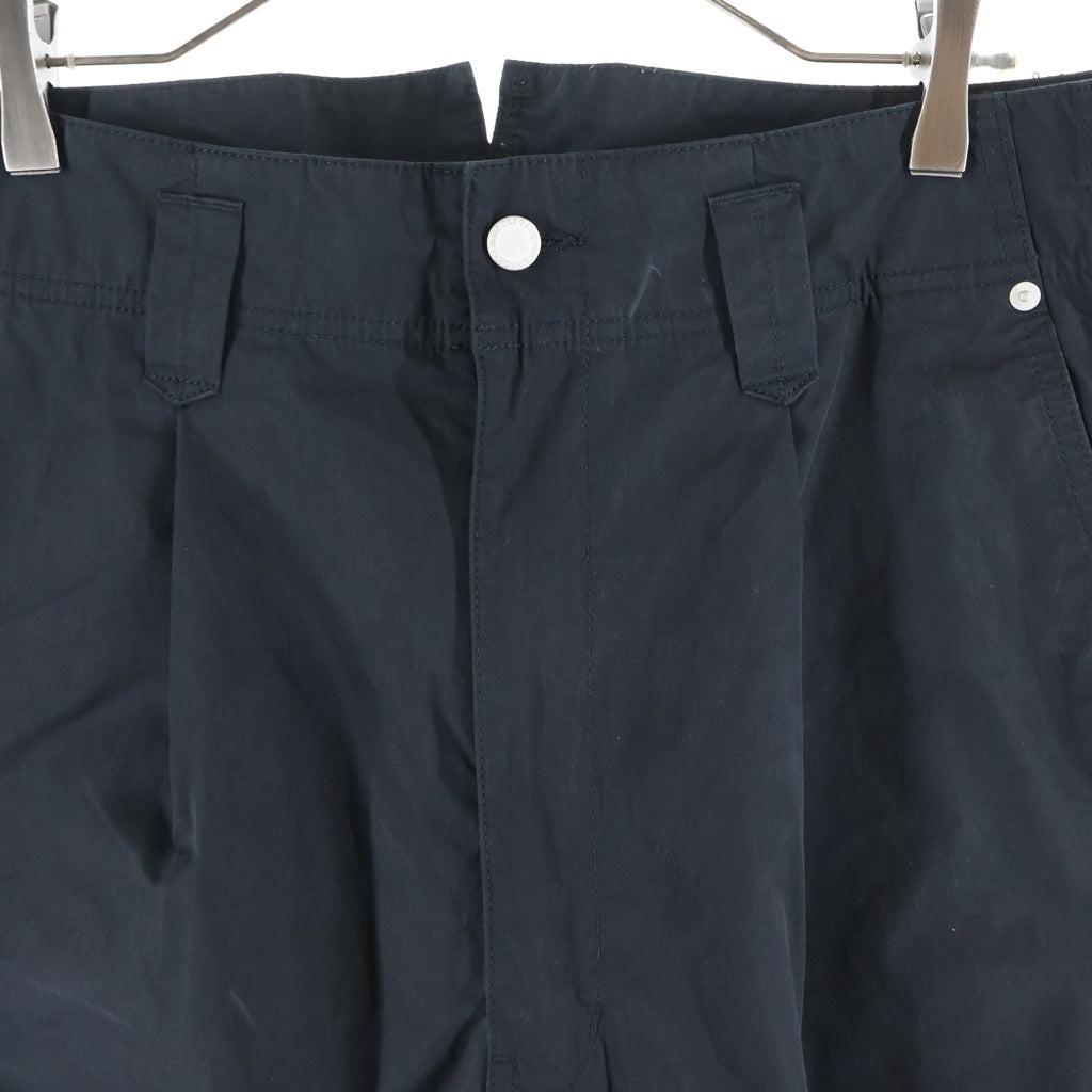 COMME des GARCONS HOMME(コムデギャルソンオム) 25SS コットンエステルウェザー ワークパンツ ブラック HO-P026 AD2024