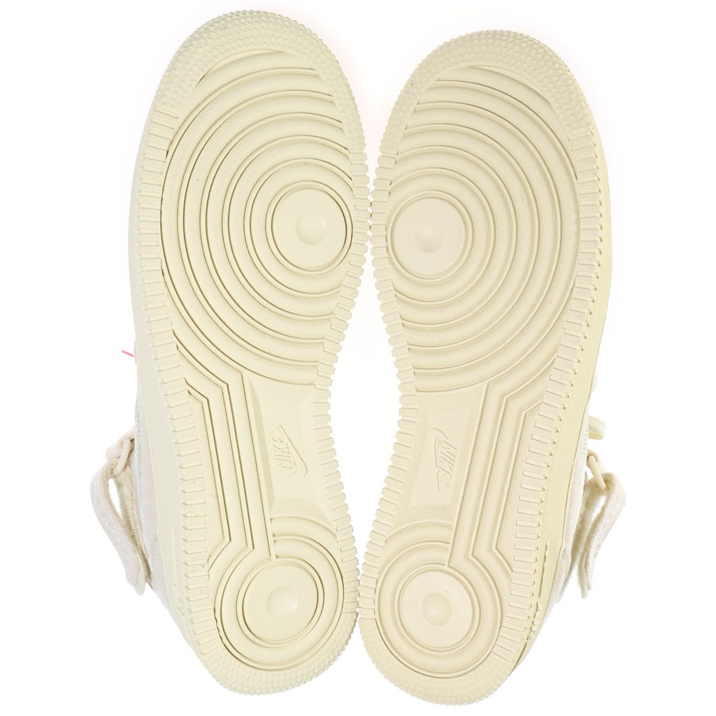 NIKE(ナイキ) ×STUSSY AIR FORCE MID SP ステューシー エア フォース 1 07 ミッドカット スニーカー ベージュ US9.5/27.5cm DJ7841-200
