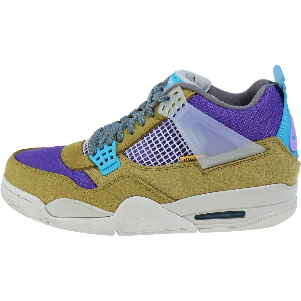 NIKE(ナイキ) ×UNION AIR JORDAN 4 SP DESERT MOSS ユニオン エアジョーダン4 デザートモス ハイカットスニーカー マルチ US9.5/27.5cm DJ5718-300